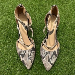 Cole Haan Snakeskin Pattern Heels